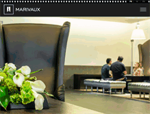 Tablet Screenshot of hotelmarivaux.be